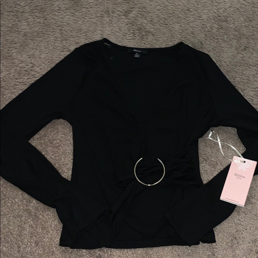 DEEP V DRESS SHIRT